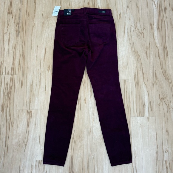 Kut From the Kloth Diana Ab Fab Skinny Corduroy - Wine - Picture 5 of 5